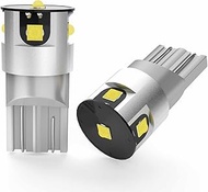 2-Pack W5W LED Bulb 194 168 – High Brightness 5×2525 High Power Chips, 6-24V, Aluminum Housing & PCB