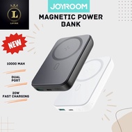 Joyroom Mini Magnetic Powerbank 10K MAH 20W Wired Fast Charge 3 Output Port JR-W020 [Ready Stock]