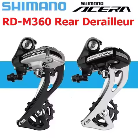 SHIMANO M360 Rear Derailleur Acera RD-M360 7/8-Speed & 24-Speed for Folding Bikes Mountain Bikes