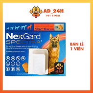 Một Viên (1V) Nexgard Spectra - Ve Ghẻ Demodex Xổ Giun Chó 30-60Kg