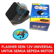 FLASHER SEIN OTOMATIS LAMPU RELAY LAMPU SEIN 12V SEMUA SEPEDA MOTOR GRAND PRIMA IMPRESSA LEGENDA SUP