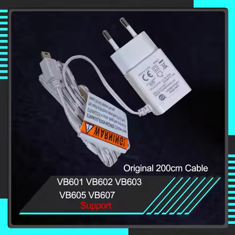 Original EU Power Adapter Charger 110-240V To DC 5V 1000mA Mini USB Connector For Baby Monitor VB601