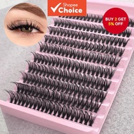 DIY200 eyelash clusters, extra thick eyelash extensions, eyelash curlers, extra thick single eyelash