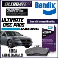 Original Bendix Ultimate+ Front  Rear  Brake Pad - Honda Accord CV1/TVA 1.5T DB1206 ULT+ DB2610 ULT+