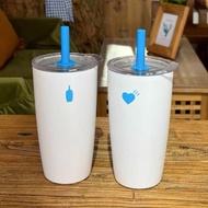 🌸全新正貨Blue Bottle藍瓶子不鏽鋼咖啡杯 16oz吸管隨行車載杯