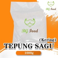 TEPUNG SAGU KERING/BASAH 1KG READY STOCK  DIRECT KILANG  FRESH / TEPUNG BUAT KEROPOK, CENDOL, KUIH M