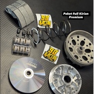 FULL PACKAGE KIRIAN VARIO125-150 KZR/K59/K36 98RACING PULLEY CVT SET