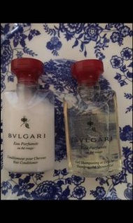 BVLGARI 洗髮乳沐浴膠，潤髪乳（2入)