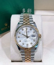 👑[現貨]🔥🔥Rolex Datejust 勞力士日誌系列 126233 銀電腦面鑽刻 表徑36mm 自動機械 2019年保卡 rolex/rolex submariner/rolex daytona