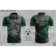 Vat 69 Komando Tshirt 2023 New Military Green Special Force Shirt Baju Lelaki Army Berkolar Lengan P