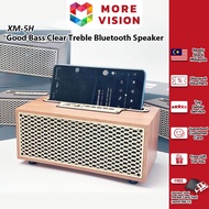 High Quality Wooden Bluetooth Speaker Good Sound Super Bass Vocal Stereo Wireless Retro Design Original XM 5H 516K