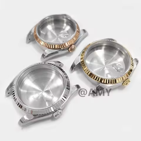 904L Stainless Steel Watch Case for DJ 36mm 116233 116234 116231, Fit to 3135 Watch Movement, Watch 