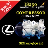 LEXUS IS250 2008-2012 YEAR 2.5CC CHINA NEW 7PK 6SEU16C COMPRESSOR/ KOMPRESOR (CAR AIRCOND SYSTEM)