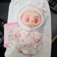 全新 labubu x hello kitty 毛絨掛件公仔 zimomo how2work  molly dimoo hirono  sanrio