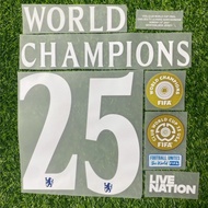 FONT Chelsea Champion Fifa Club World Cup 2025 Chest Matt Detail Battle Match