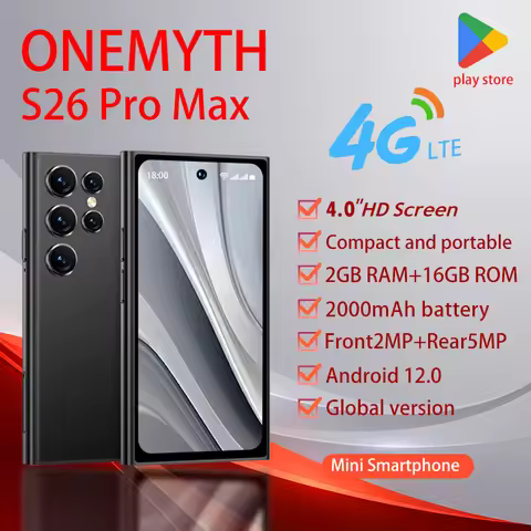 ONEMYTH S26 Pro 4G Mini Smartphone 4.0-inch 4G Dual SIM 3GB Memory 64GB 2000mAh Battery Android 12.0