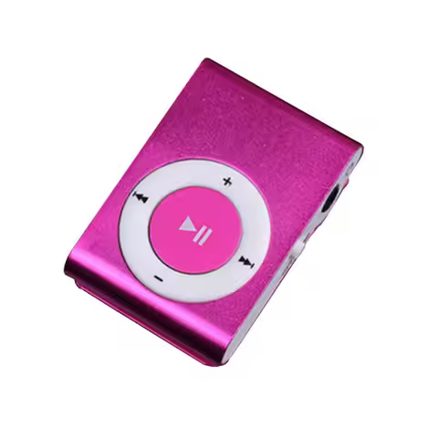 Mini Waterproof Metal Media Player Walkman Mirror MP3 Player Sport MP3 Clip MP3 Music Player