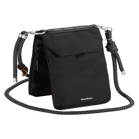 KUXIU Nylon Waterproof Phone Purse，Small Crossbody Bag for Travel Bag,Nylon Waterproof Phone Purse A