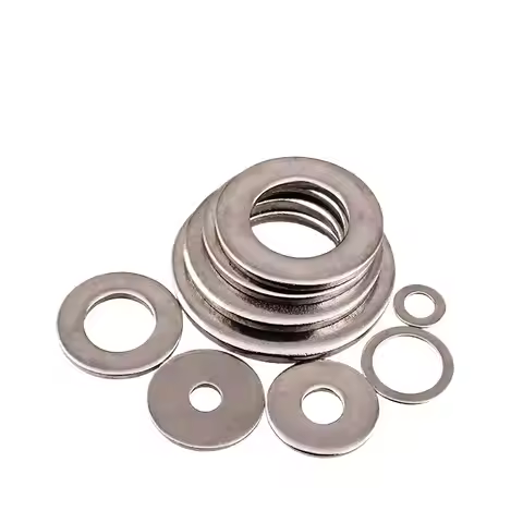 DIN9021 M4 M5 M6 M8 M10 Pure Titanium Oversized Flat Pad Broaden Thickening Washer Titanium Flat Wid