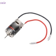 SAIA RC Brushed Motor, 390 28T High Torsion Brushed RC Motor, Durable Stainless Steel Low Noise RC E