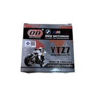 แบตเตอรี่ 12V มอเตอร์ไซค์ ยี่ห้อ OD VTZ7 (12V7AH) แบต มอเตอร์ไซค์ แบตแห้ง PCX/CBR150/N-MAX/AEROX/GRA