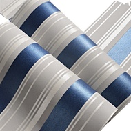 Navy Striped Wallpaper 8m to/d 9m x 45cm
