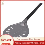 Turning Pizza Peel with 8 inch Aluminum Round Pizza Paddle, 23.6 inch Overall, Outdoor Pizza Oven Ac