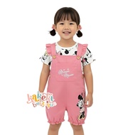 M I N N I E Mouse 2 Piece Set Pink Romper Baby Girl | Perfect Gift for Birthday