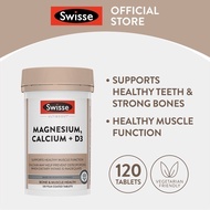 Swisse Ultiboost Magnesium Calcium + Vitamin D3 120 Tabs