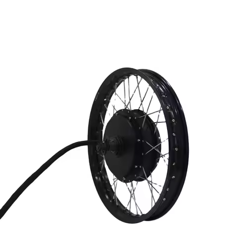 QS205 50H V3TI High Power Motorcycle Hub Motor with 17x1.6inch Rear Wheel QS Motor in New Condition