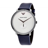 Emporio Armani Men s Modern Slim Watch, 42mm, Gun/Blue, One Size