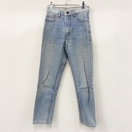 Levi's 牛仔褲，拉鍊門襟，靛藍色，古著。
