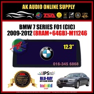 BMW 7 Series F01 CIC 2009 -2012 [ 8Ram + 64GB ] Blu-Ray Anti Glare Screen 12.3" IPS+ 4G+Carplay Andr