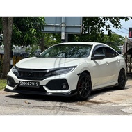 Civic Fc Si Bumper Fk4 Fk7 Front Lips Lip Diffuser Double Layer Design PP material