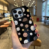Casing iphone 11/12/13/14/15 Pro max Colorful Smile Face Case For iPhone 11,12,13,14,15,11PM,12PM,13