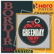 GREENDAY LOGO MUSIC BAND HP-326 PATCH EMBROIDERY LOGO/ EMBLEM
