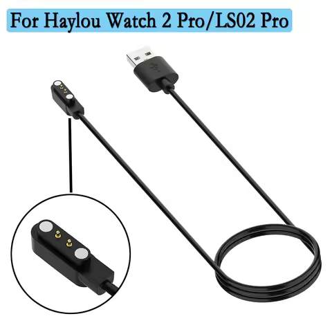 For Haylou GST Lite LS13 USB Cable Charging Data Charger For Haylou Solar Lite R001 Watch Magnetic P