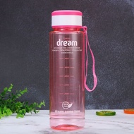 Botol Minum Sporty Dream 1 Liter My Bottle My Dream Infused Water 1000ML BPA Free Food Grade Botol Air Minum Untuk Olahraga - HOMIA