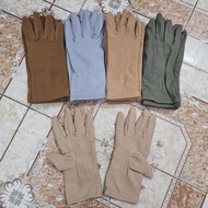 2-layer, 3-inch, elastic ribbed sun protection gloves/gloves (full fingers and cut 2 fingers) - rand