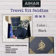 [Set Saidina Abbas]Set Kopiah+Tasbih Digital+Sejadah+Kain Pelikat+Box