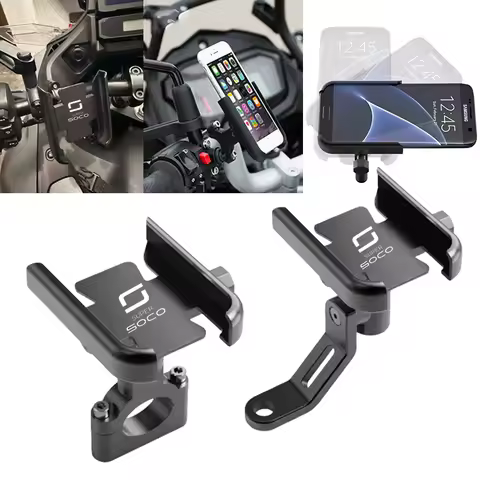 For SUPER SOCO CPx CUx CU TC 50/MAX/WANDERER TS TSX 1500 2019-2025 Motorcycle Phone Shock Absorbing 