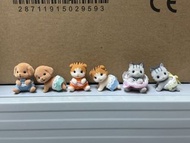 森林家族 貴婦狗 楓葉貓 耳廓狐 雙胞胎 寶寶 全新