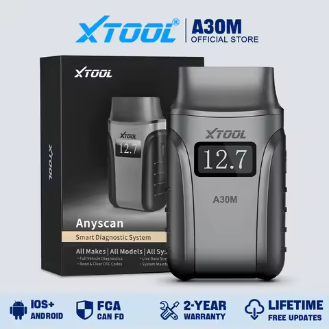 XTOOL A30M Bluetooth OBD2 Scanner Car Diagnostic Tools 26+ Reset Automotive Scanner Code Reader CAN 