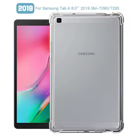 Shockproof Cover For Samsung Galaxy Tab A 8.0'' 2019 SM-T290 SM-T295 T297 8.0'' Case TPU Silicon Tra