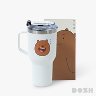 DOSH TUMBLERS WE BARE BEARS แก้วน้ำเก็บความเย็นและร้อน สีขาว DBBTB5002-OW