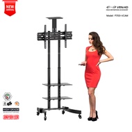 MT-F1700 VCAM (Box Set) ขาตั้งทีวีล้อเลื่อนเสายืด-หดได้ ชั้นวาง DVD x2 ชั้นวางกล้อง x1 TV STANDs for