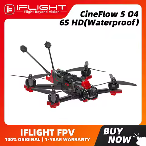iFlight CineFlow 5 O4 6S HD Waterproof Version 5inch Drone BNF with XING2 2207 2050KV motor/O4 Pro f
