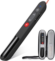 นำเสนอ Clicker พร้อมเคส,Wireless Presenter สำหรับ PowerPoint Slide พร้อม Hyperlink & Volume Control,