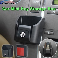 Volkswagen Car Universal Remote Control Key Storage Box Mini Card Slot Holder Accessories For VW Pol