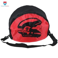 Raincoat Cover Helmet Cover Waterproof Raincoat Motorcycle Helmet Bag Funcover - Red